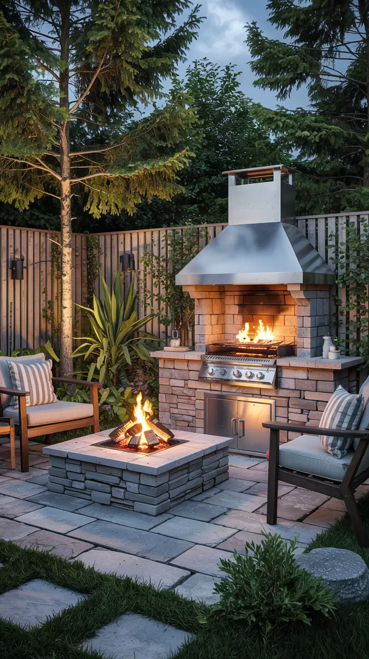 Garden Barbecue Area 2026: Modern Outdoor Fireplace, Pergola & BBQ Island Ideas