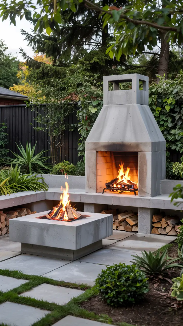 Garden Barbecue Area 2026: Modern Outdoor Fireplace, Pergola & BBQ Island Ideas