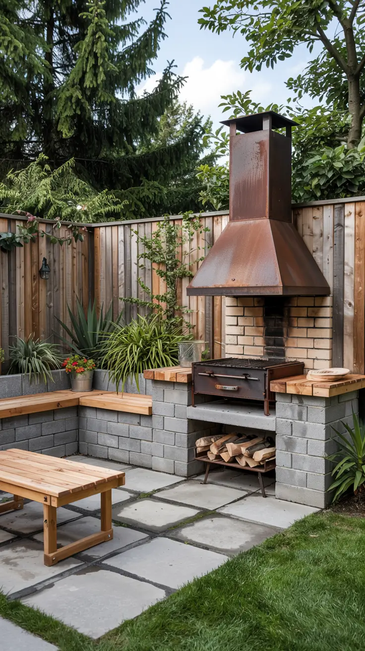 Garden Barbecue Area 2026: Modern Outdoor Fireplace, Pergola & BBQ Island Ideas