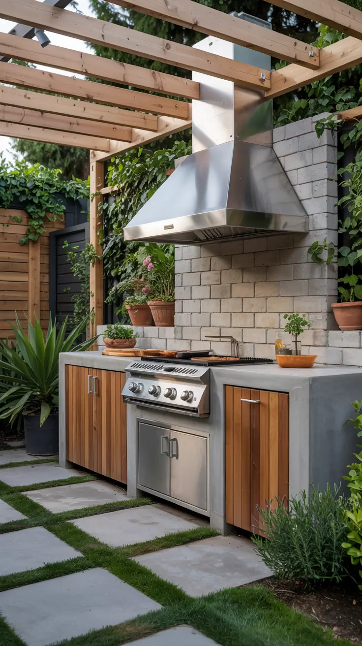 Garden Barbecue Area 2026: Modern Outdoor Fireplace, Pergola & BBQ Island Ideas