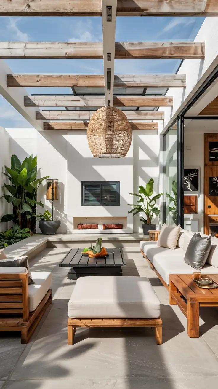 Indoor-Outdoor Living Room 2026: Modern Design Ideas with Sliding Doors & Decks