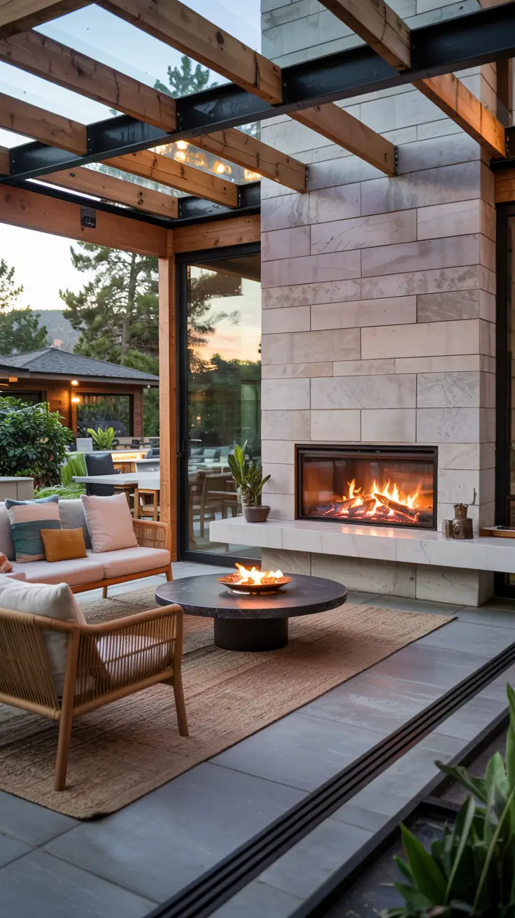 Indoor-Outdoor Living Room 2026: Modern Design Ideas with Sliding Doors & Decks