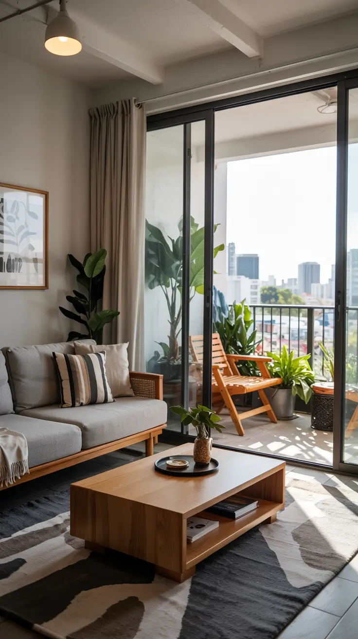 Indoor-Outdoor Living Room 2026: Modern Design Ideas with Sliding Doors & Decks