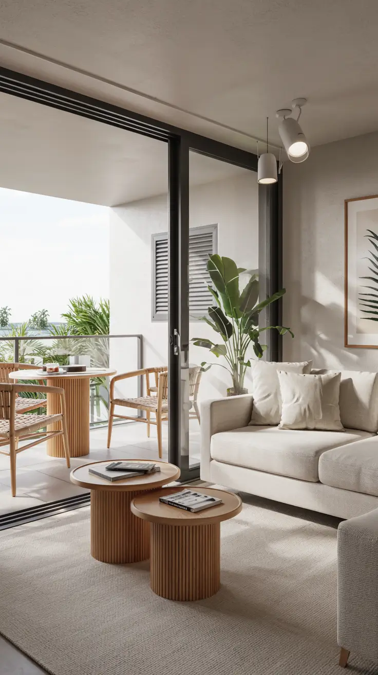 Indoor-Outdoor Living Room 2026: Modern Design Ideas with Sliding Doors & Decks