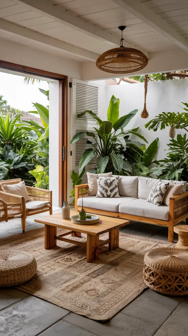 Indoor-Outdoor Living Room 2026: Modern Design Ideas with Sliding Doors & Decks