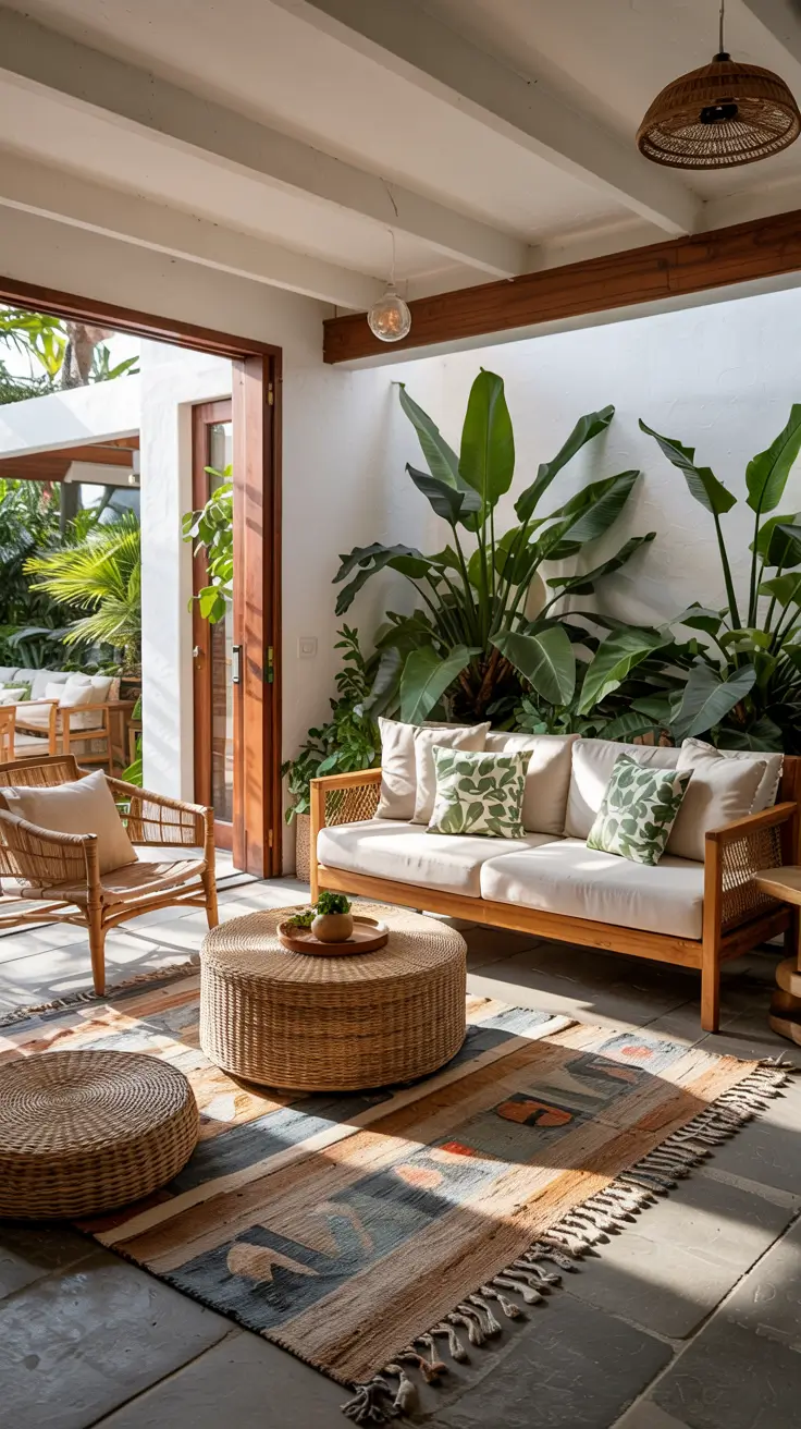 Indoor-Outdoor Living Room 2026: Modern Design Ideas with Sliding Doors & Decks