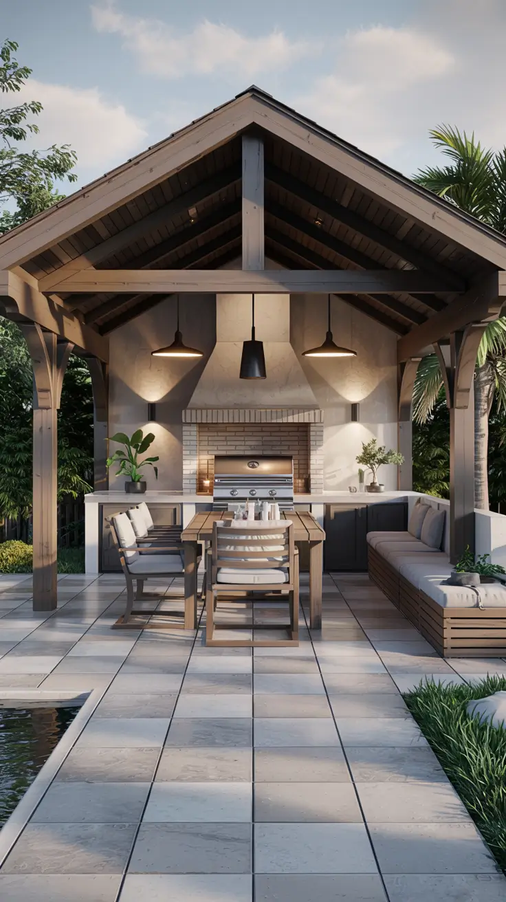 Outdoor BBQ Area with Roof 2026: Covered Ideas for Stylish & Budget-Friendly Backyards