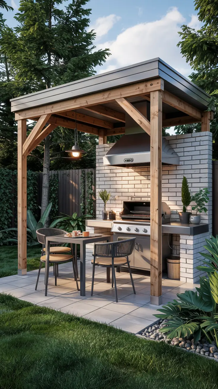 Outdoor BBQ Area with Roof 2026: Covered Ideas for Stylish & Budget-Friendly Backyards