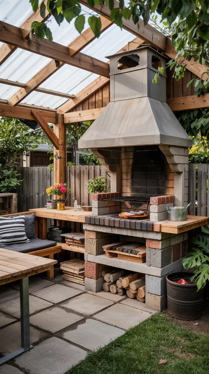 Outdoor BBQ Area with Roof 2026: Covered Ideas for Stylish & Budget-Friendly Backyards