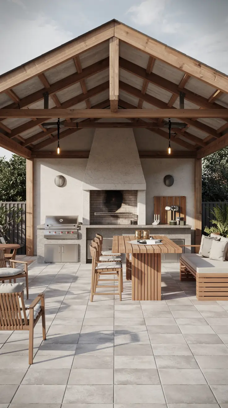 Outdoor BBQ Area with Roof 2026: Covered Ideas for Stylish & Budget-Friendly Backyards