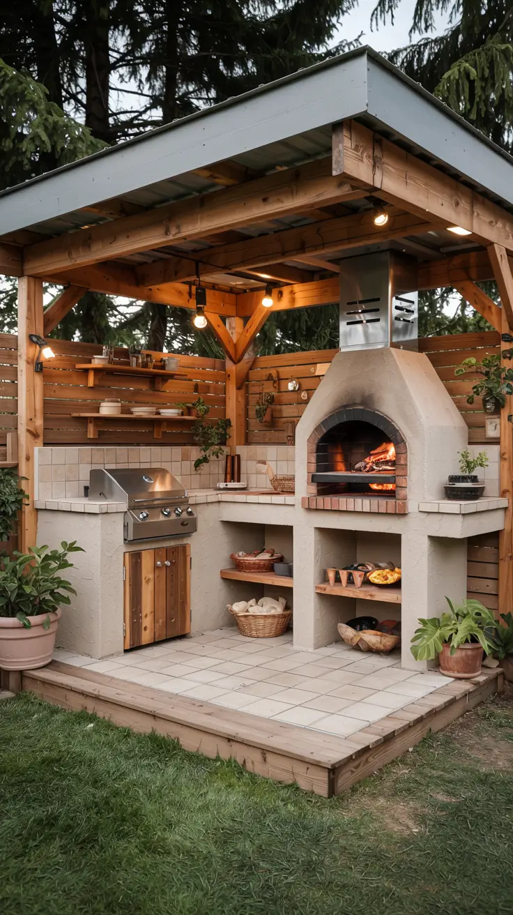 Outdoor BBQ Area with Roof 2026: Covered Ideas for Stylish & Budget-Friendly Backyards