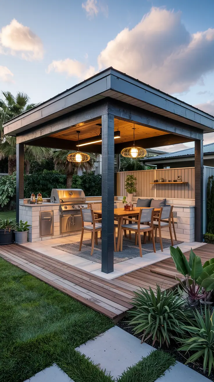 Outdoor BBQ Area with Roof 2026: Covered Ideas for Stylish & Budget-Friendly Backyards