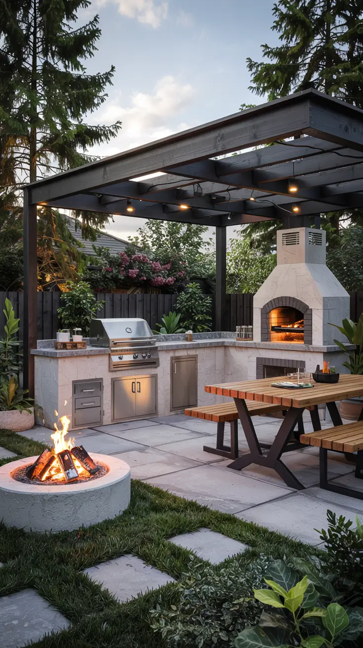 Outdoor BBQ Area with Roof 2026: Covered Ideas for Stylish & Budget-Friendly Backyards