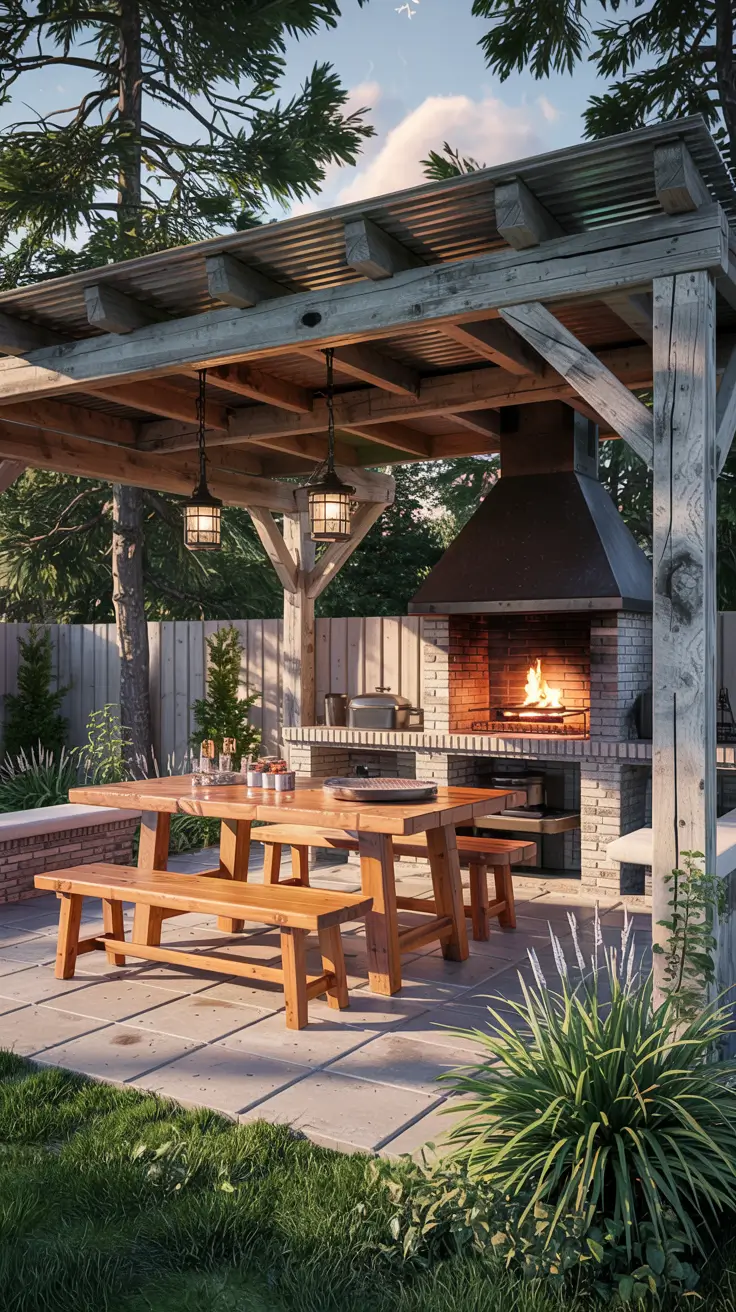 Outdoor BBQ Area with Roof 2026: Covered Ideas for Stylish & Budget-Friendly Backyards