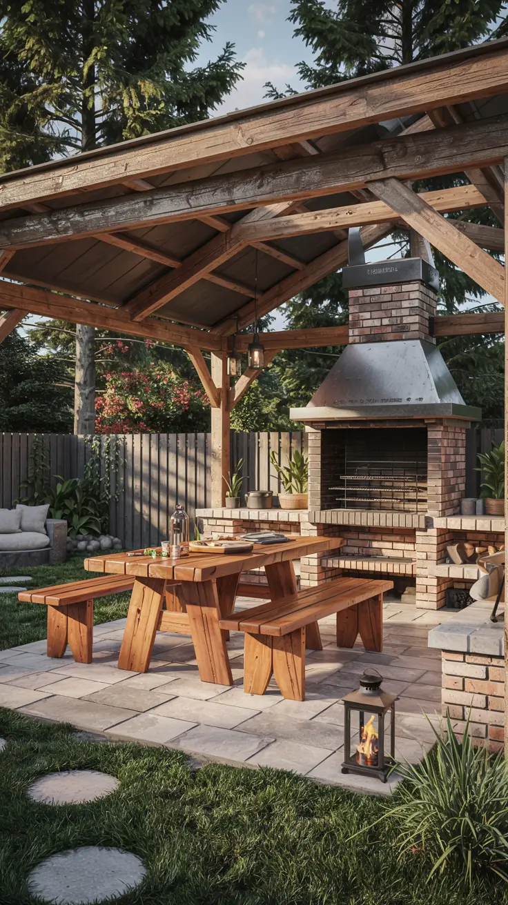 Outdoor BBQ Area with Roof 2026: Covered Ideas for Stylish & Budget-Friendly Backyards