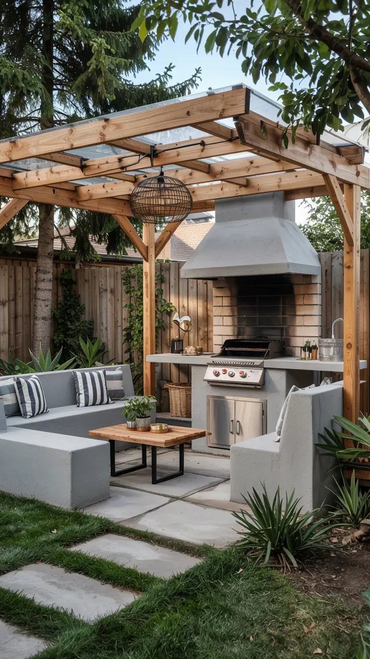 Outdoor BBQ Area with Roof 2026: Covered Ideas for Stylish & Budget-Friendly Backyards
