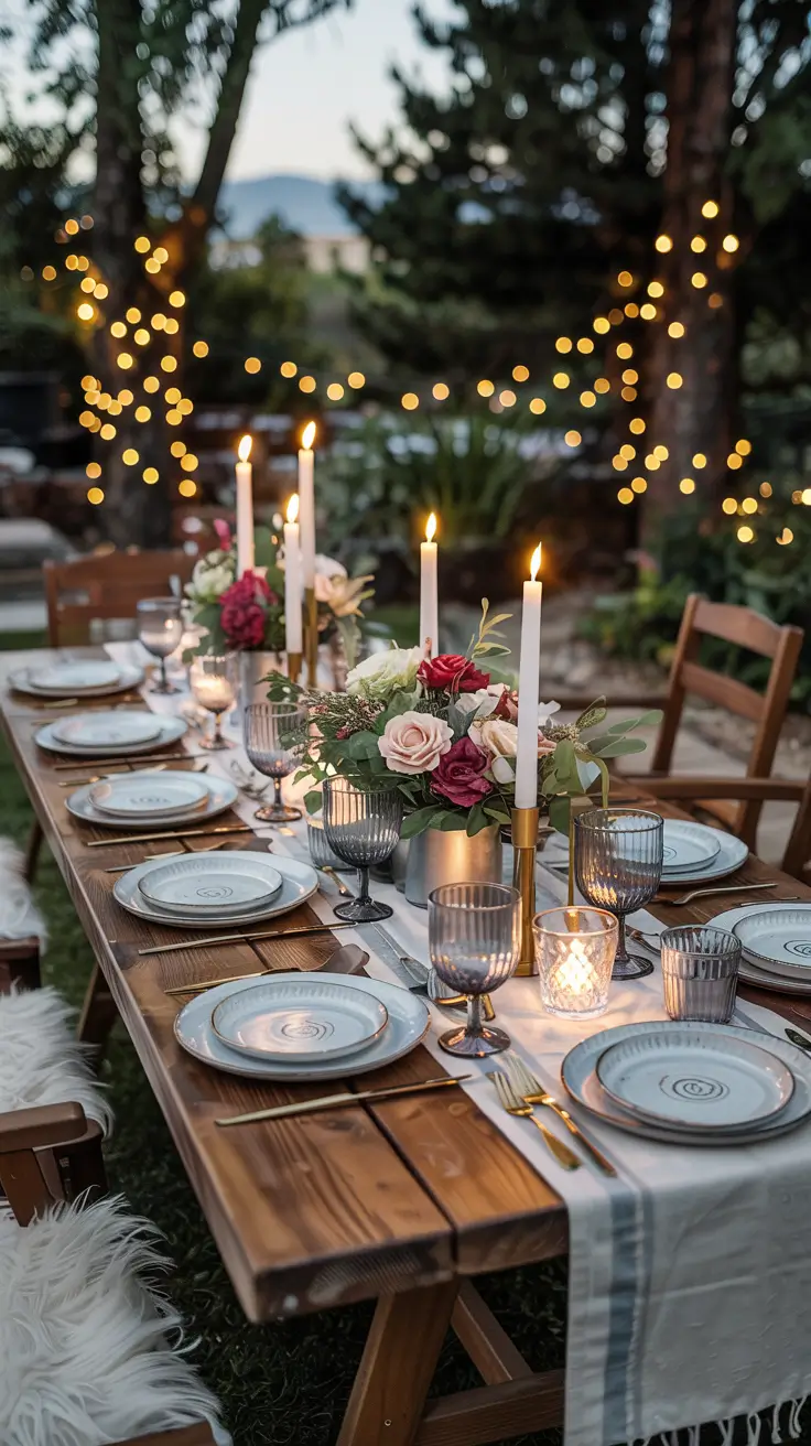 Outdoor Dinner Parties 2026: Elegant Tablescapes, Food & Summer Night Ideas