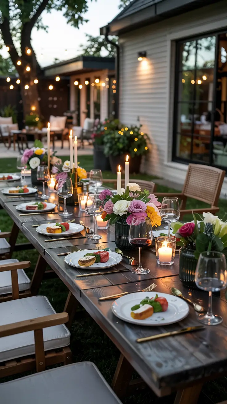 Outdoor Dinner Parties 2026: Elegant Tablescapes, Food & Summer Night Ideas