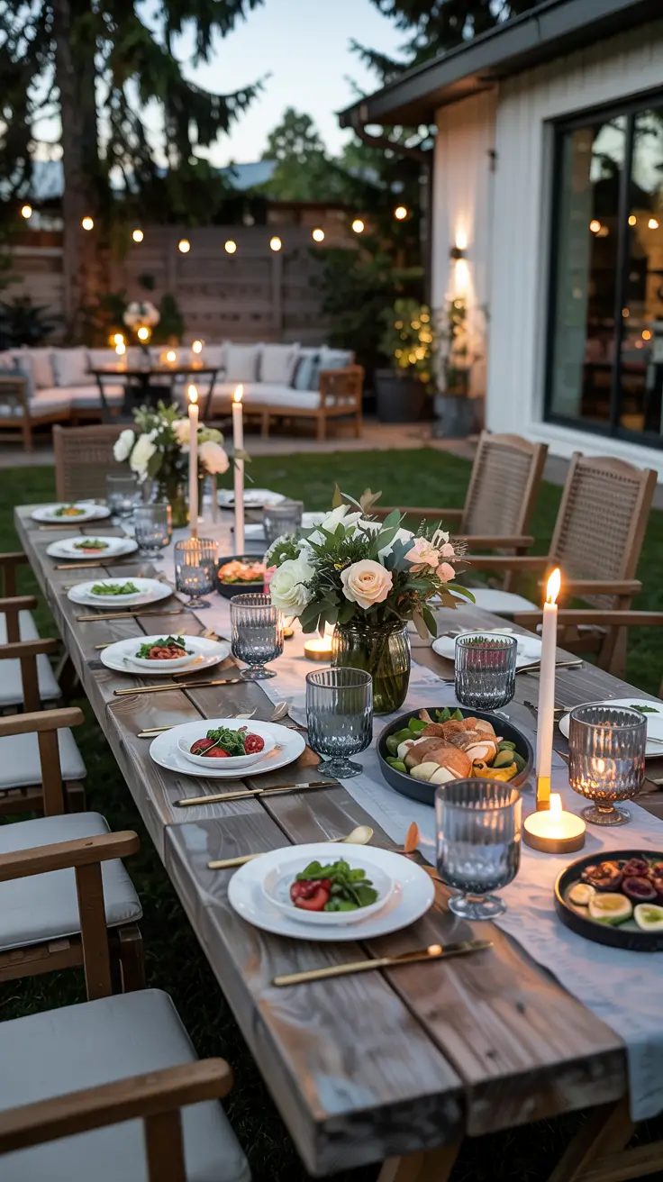 Outdoor Dinner Parties 2026: Elegant Tablescapes, Food & Summer Night Ideas