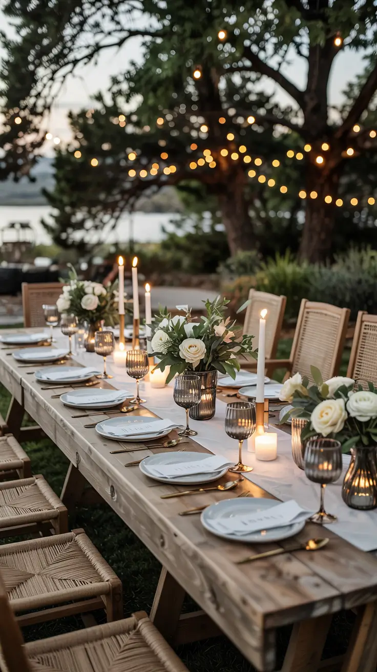 Outdoor Dinner Parties 2026: Elegant Tablescapes, Food & Summer Night Ideas