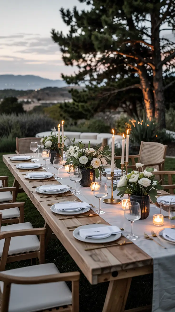 Outdoor Dinner Parties 2026: Elegant Tablescapes, Food & Summer Night Ideas