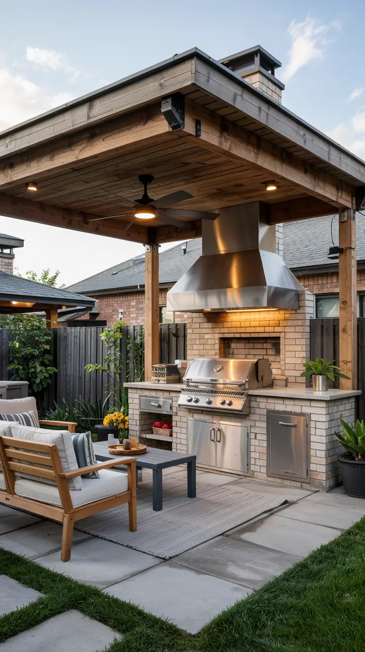 Outdoor Grill Area Ideas 2026: DIY Grill Stations, Covered Patios & BBQ Designs