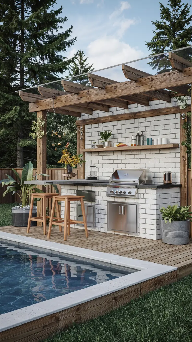 Outdoor Kitchen and Bar Ideas 2026: Modern, Budget-Friendly & Poolside Designs