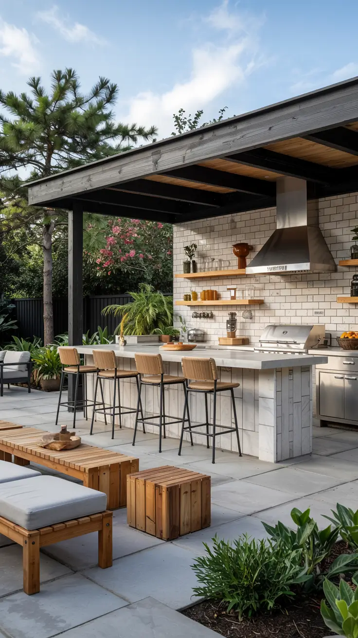 Outdoor Kitchen and Bar Ideas 2026: Modern, Budget-Friendly & Poolside Designs