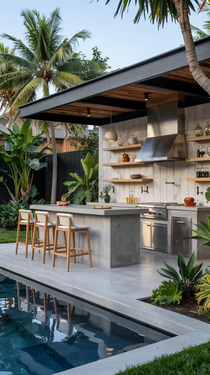 Outdoor Kitchen and Bar Ideas 2026: Modern, Budget-Friendly & Poolside Designs