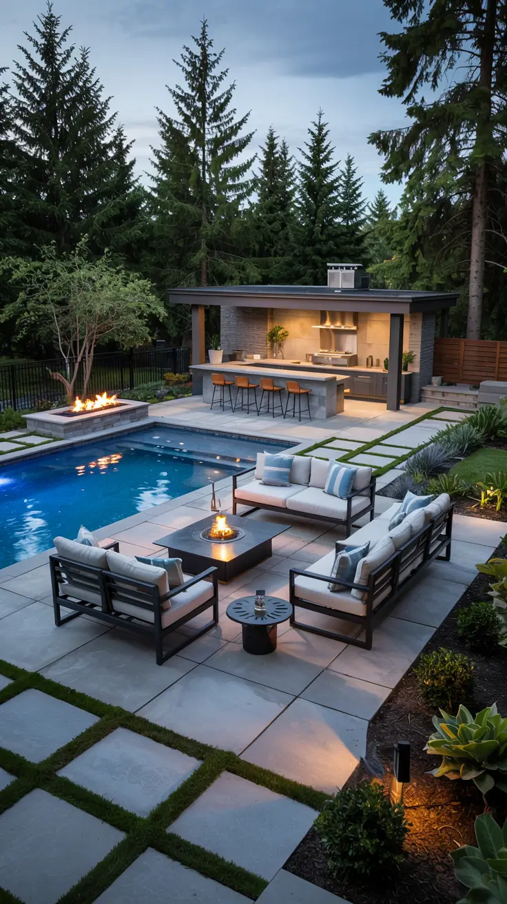 Outdoor Pool Area 2026: Modern Ideas, Decor & Backyard Designs