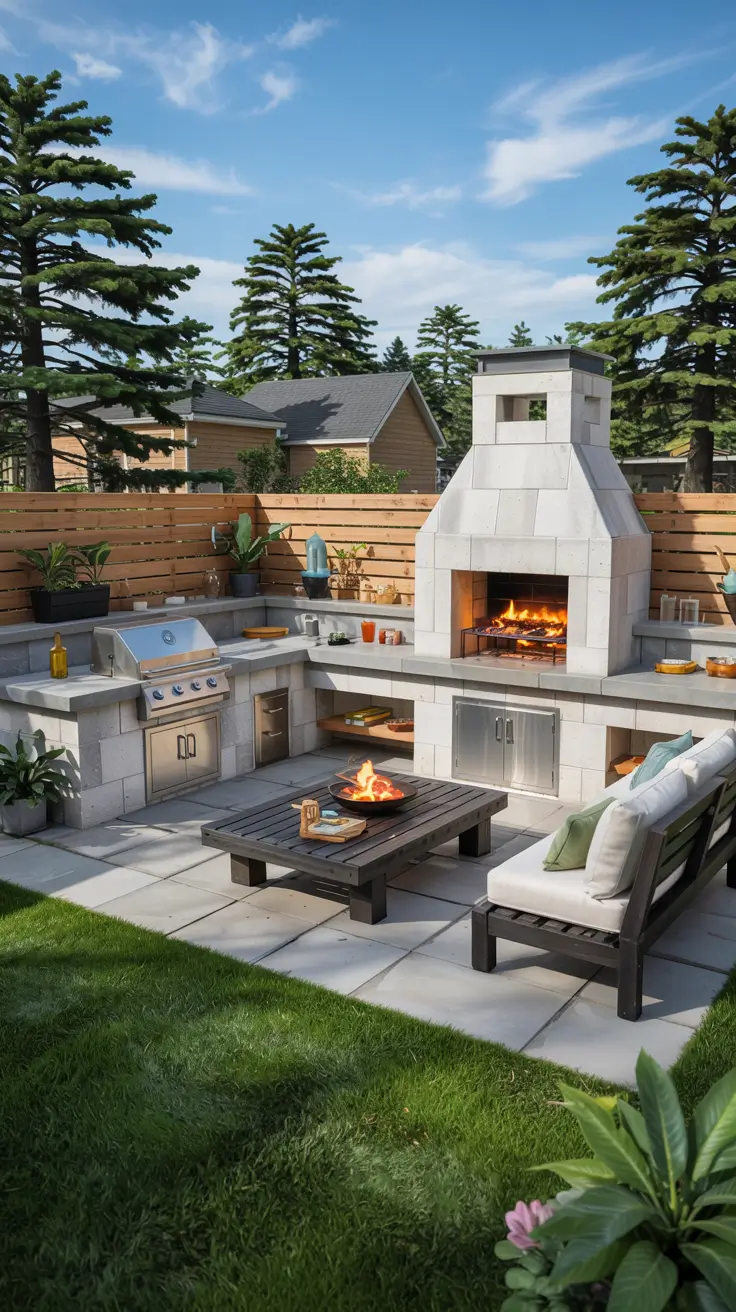 Outside Barbecue Area Ideas 2026: Modern, Covered & Backyard Designs