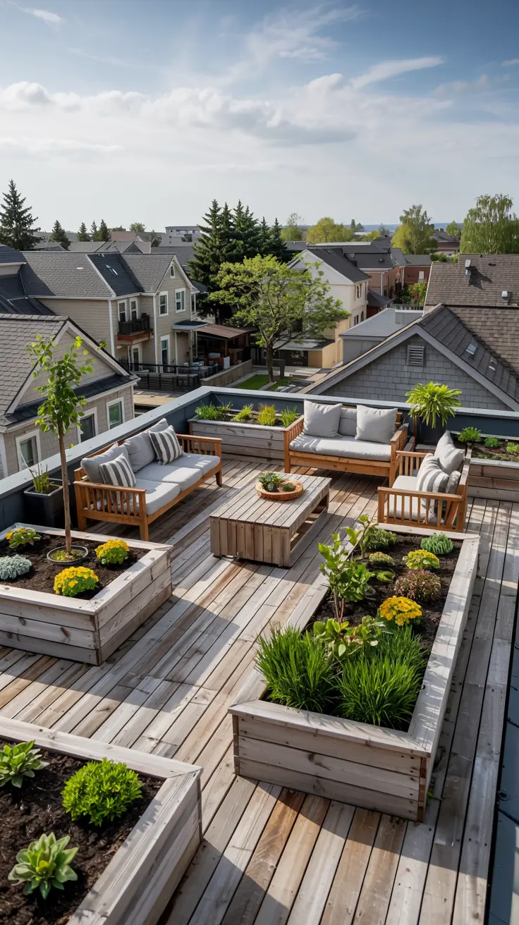 Rooftop Terrace Design Ideas 2026: Modern Outdoor Living, Roof Gardens & Decks