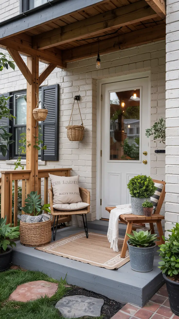 Small Front Porch Ideas 2026: Cozy Entrance, Decor & Curb Appeal