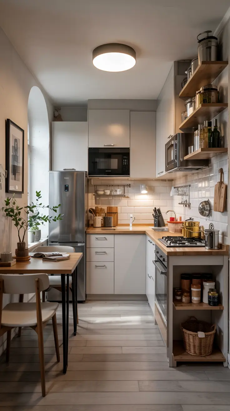 Tiny Kitchens Ideas 2026: Smart Storage, Layouts & Space-Saving Designs