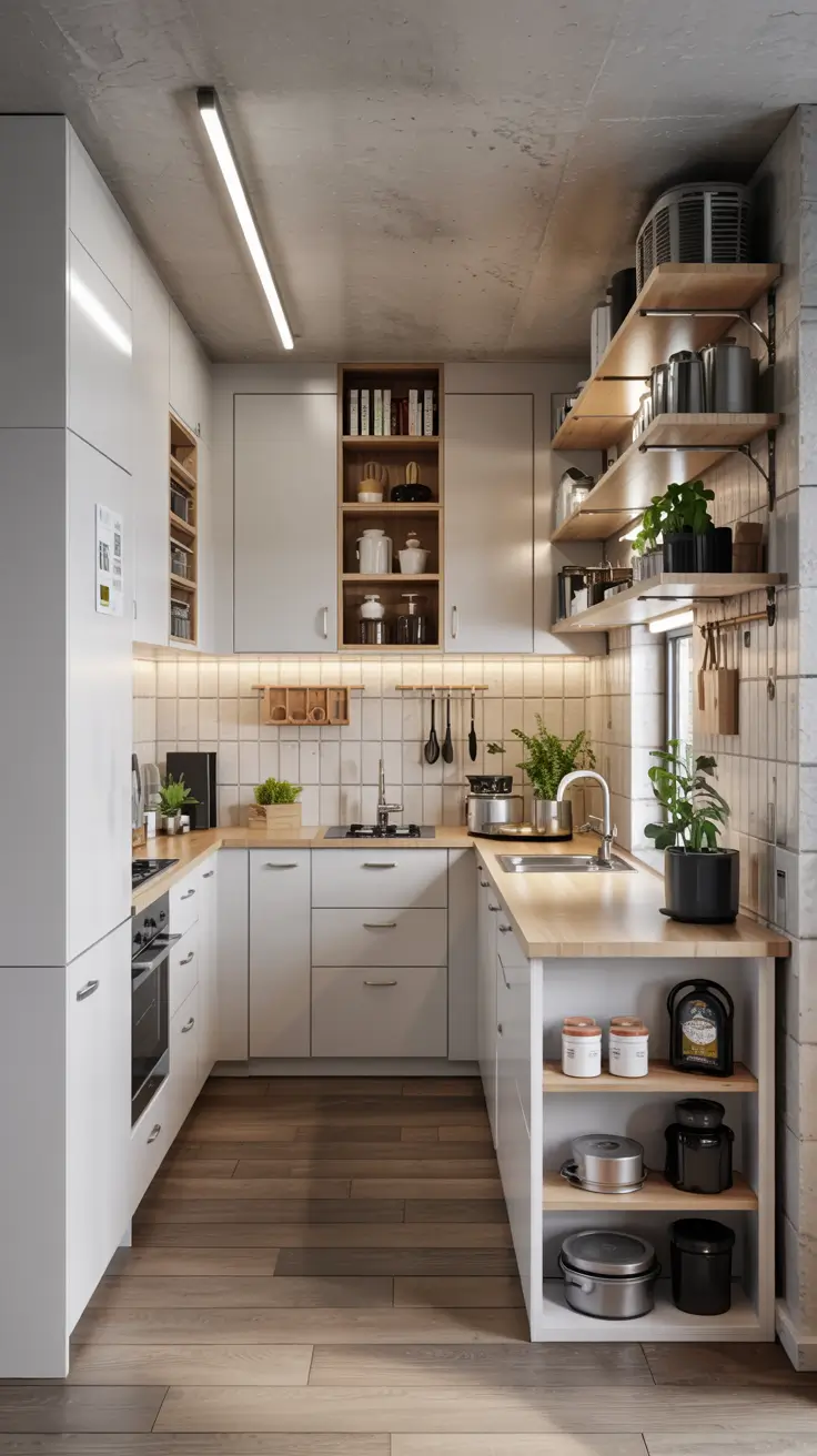 Tiny Kitchens Ideas 2026: Smart Storage, Layouts & Space-Saving Designs