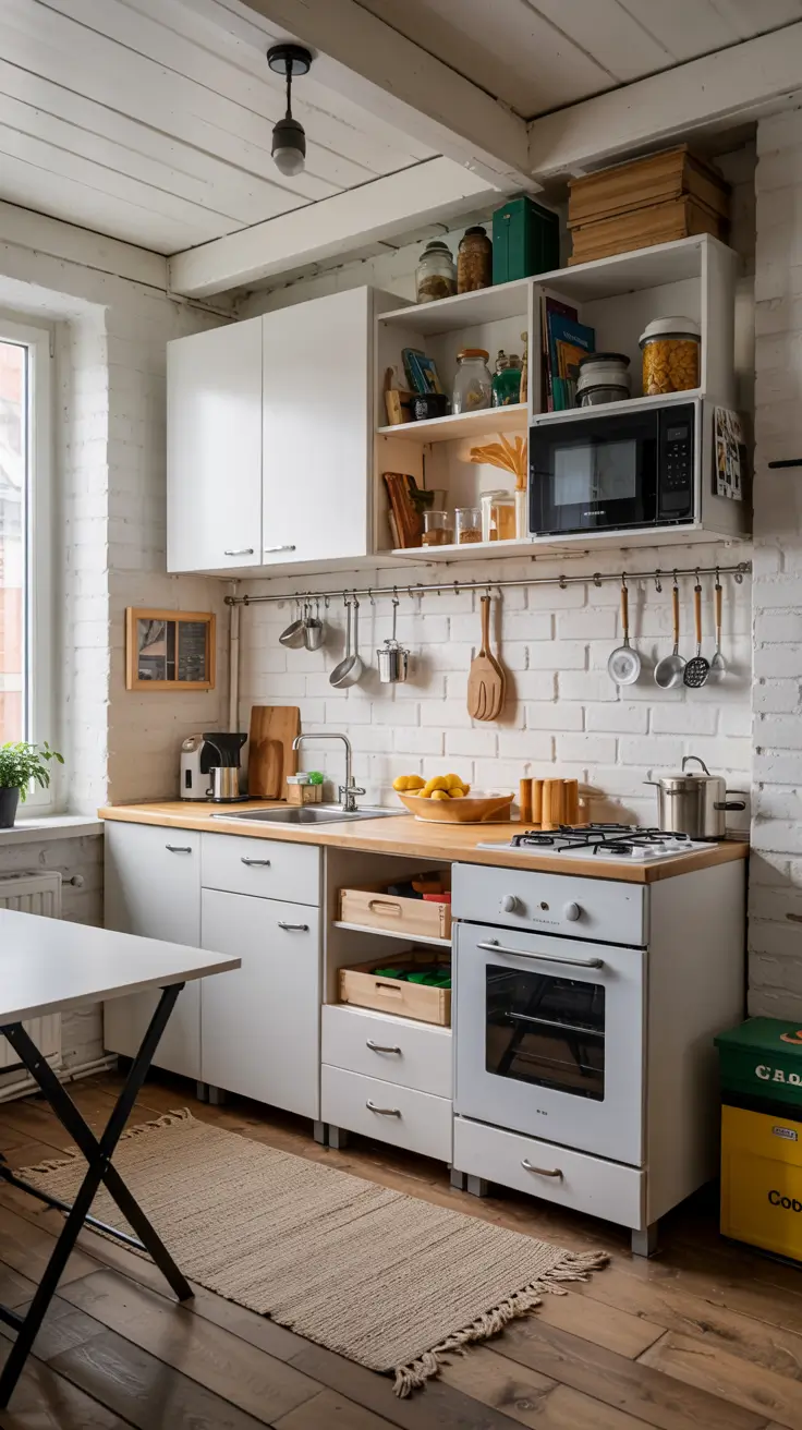Tiny Kitchens Ideas 2026: Smart Storage, Layouts & Space-Saving Designs