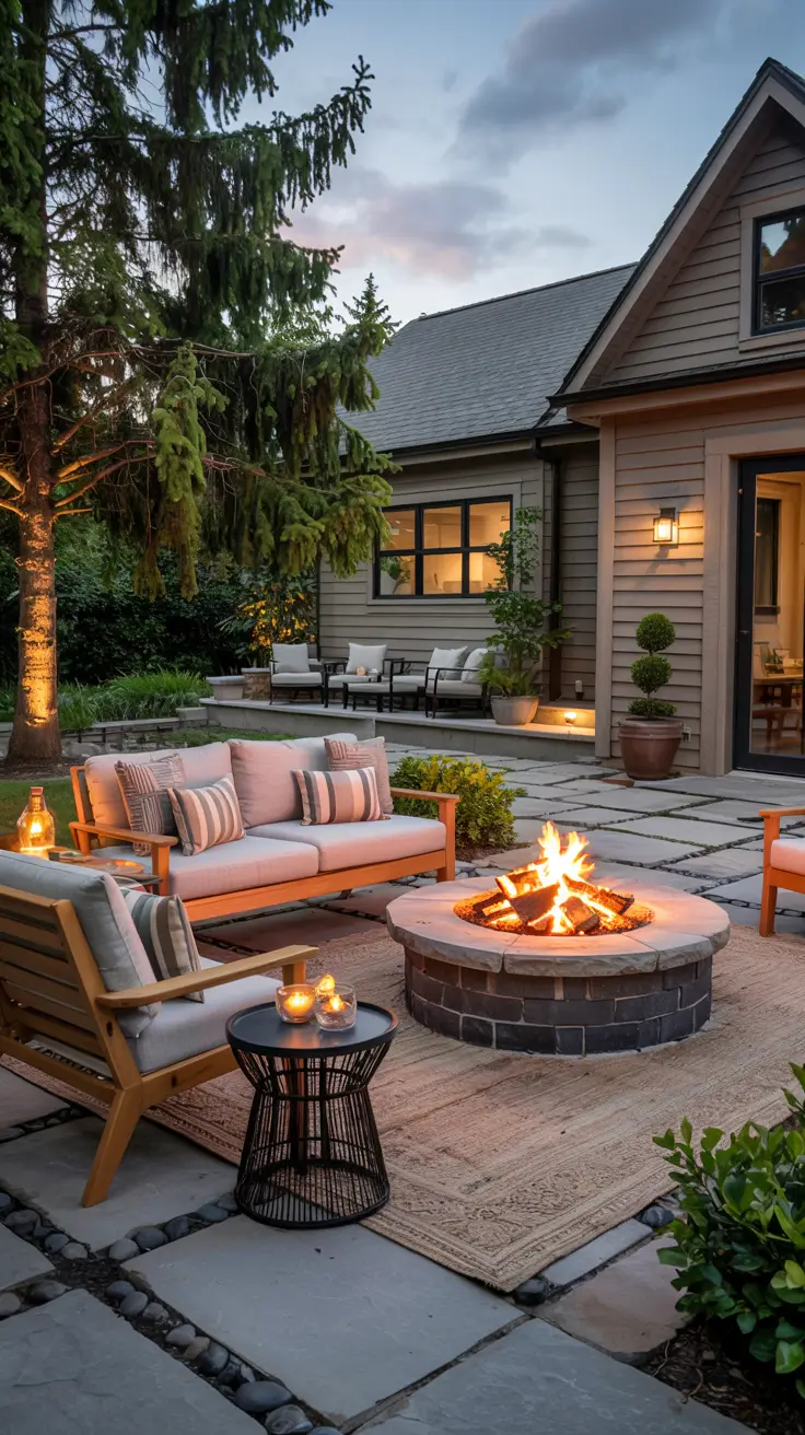 Yard Fire Pit Ideas 2026: Simple, DIY & Cozy Outdoor Seating Areas