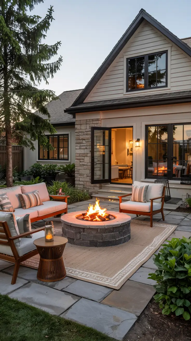 Yard Fire Pit Ideas 2026: Simple, DIY & Cozy Outdoor Seating Areas