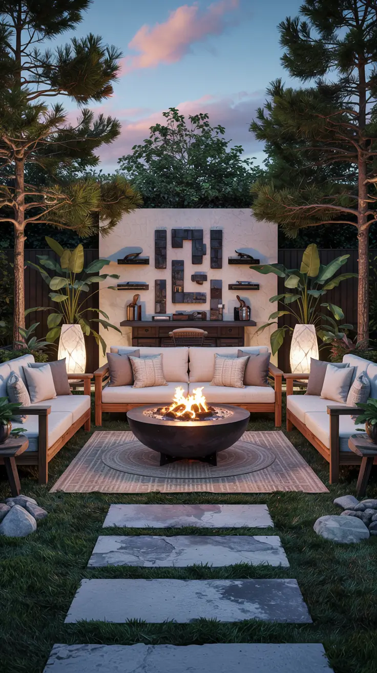Backyard Lounge Ideas 2026: Cozy Fire Pit & Outdoor Living Area Designs
