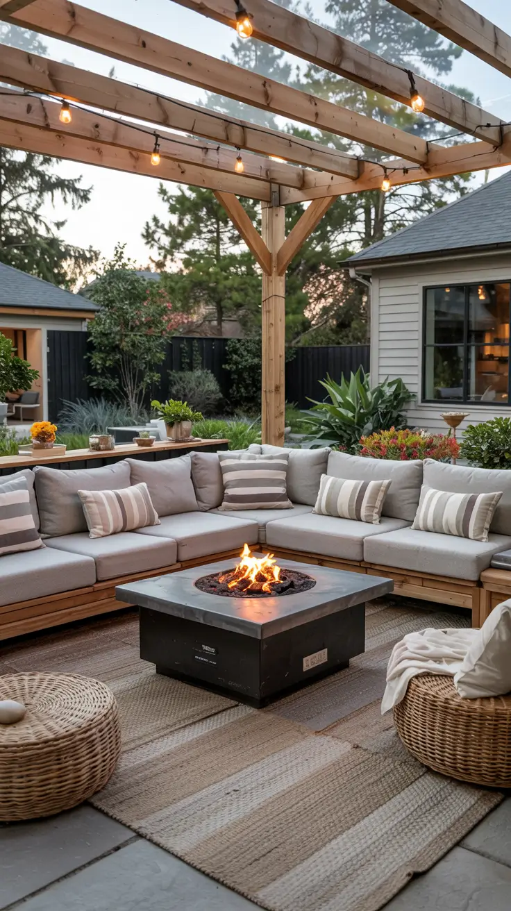 Backyard Lounge Ideas 2026: Cozy Fire Pit & Outdoor Living Area Designs