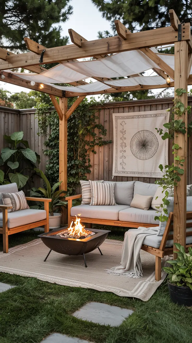 Backyard Lounge Ideas 2026: Cozy Fire Pit & Outdoor Living Area Designs