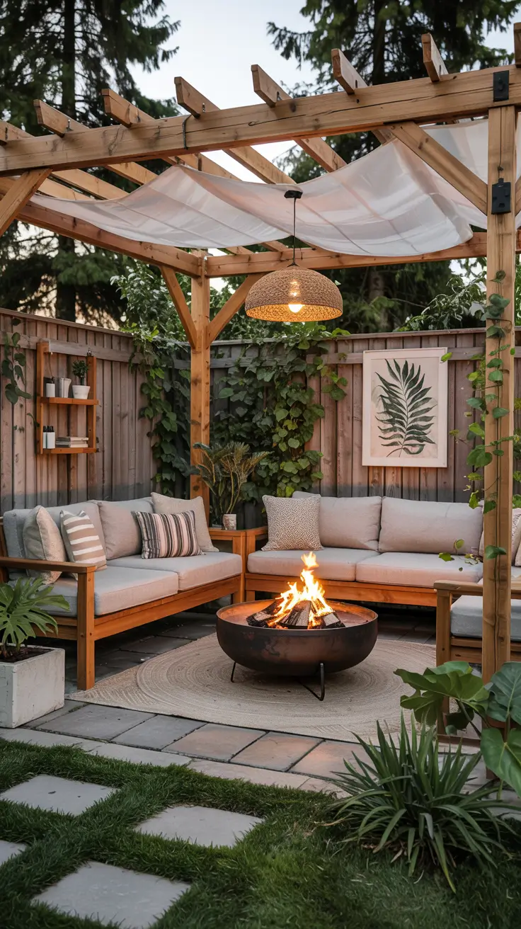 Backyard Lounge Ideas 2026: Cozy Fire Pit & Outdoor Living Area Designs
