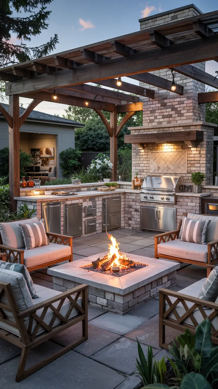 Backyard Lounge Ideas 2026: Cozy Fire Pit & Outdoor Living Area Designs