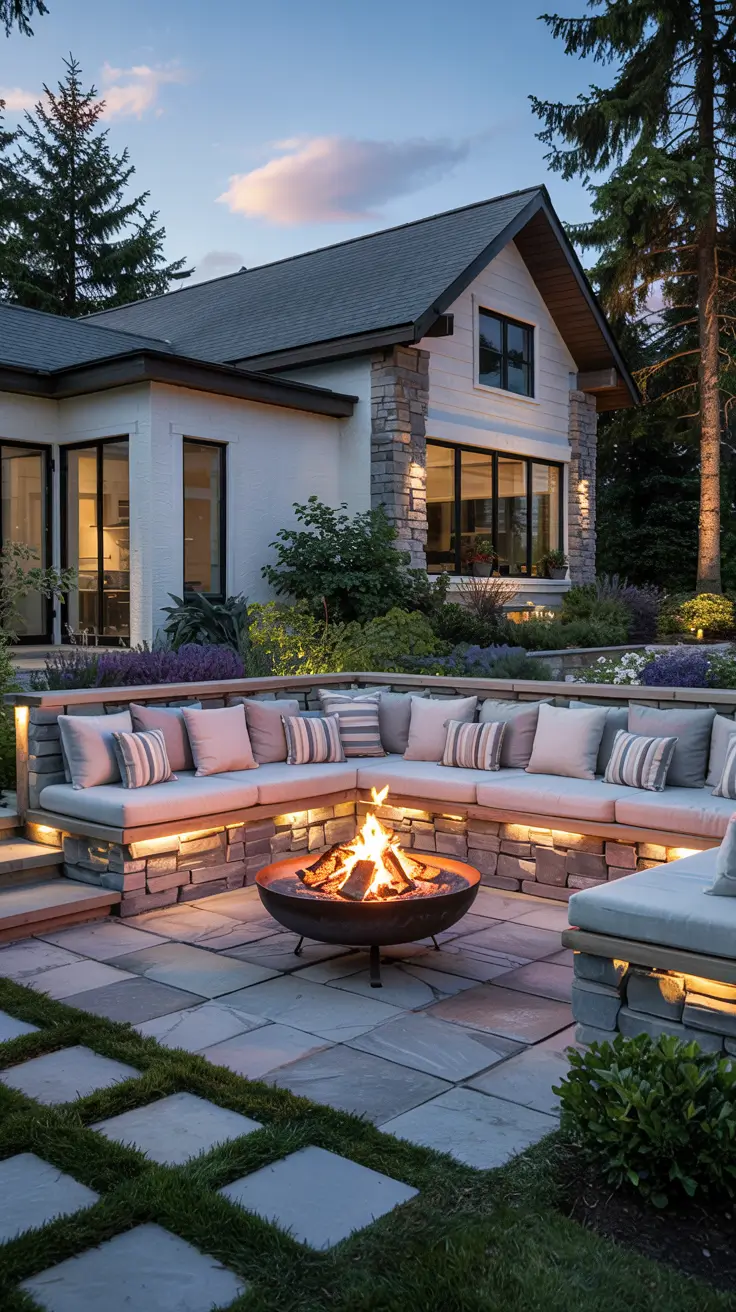 Backyard Lounge Ideas 2026: Cozy Fire Pit & Outdoor Living Area Designs
