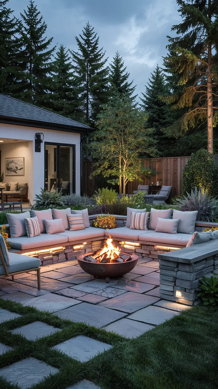 Backyard Lounge Ideas 2026: Cozy Fire Pit & Outdoor Living Area Designs