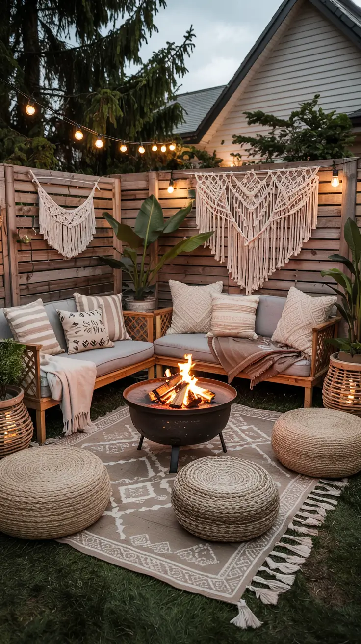 Backyard Lounge Ideas 2026: Cozy Fire Pit & Outdoor Living Area Designs