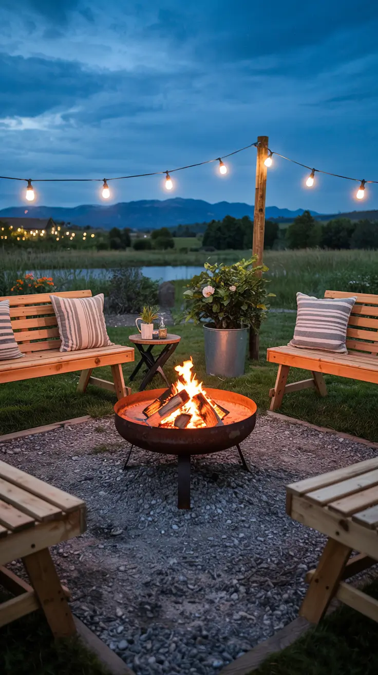 Backyard Lounge Ideas 2026: Cozy Fire Pit & Outdoor Living Area Designs