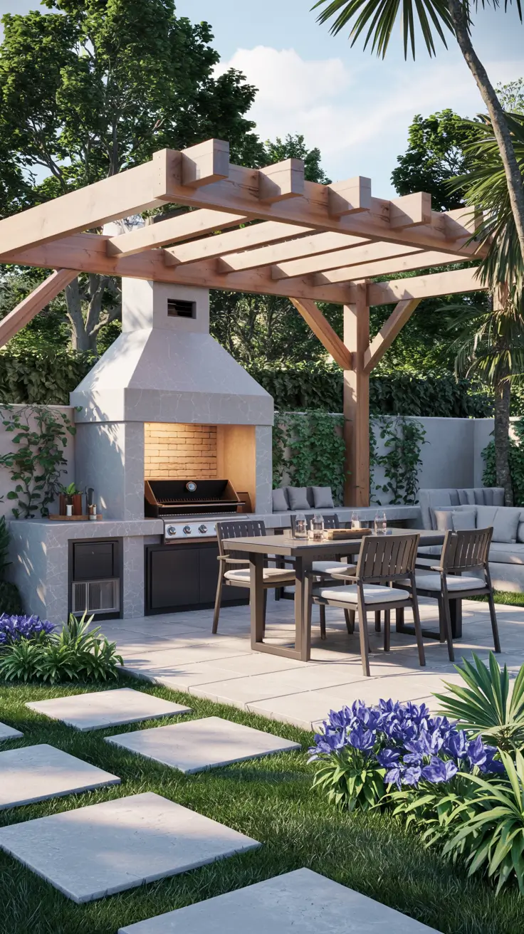 BBQ Area with Gazebo 2026: Stylish Outdoor Backyard Grill Ideas