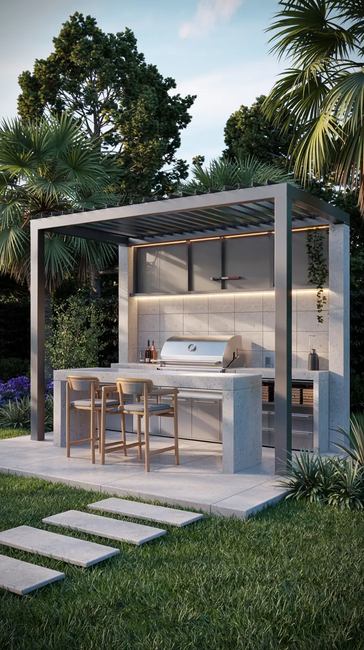 BBQ Area with Gazebo 2026: Stylish Outdoor Backyard Grill Ideas