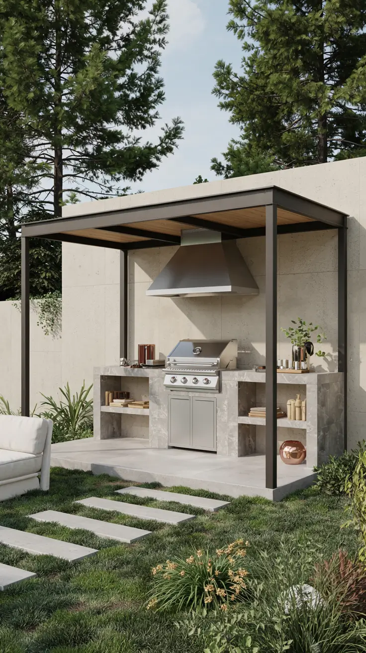 BBQ Area with Gazebo 2026: Stylish Outdoor Backyard Grill Ideas